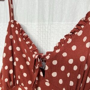 Mango polka dot summer dress